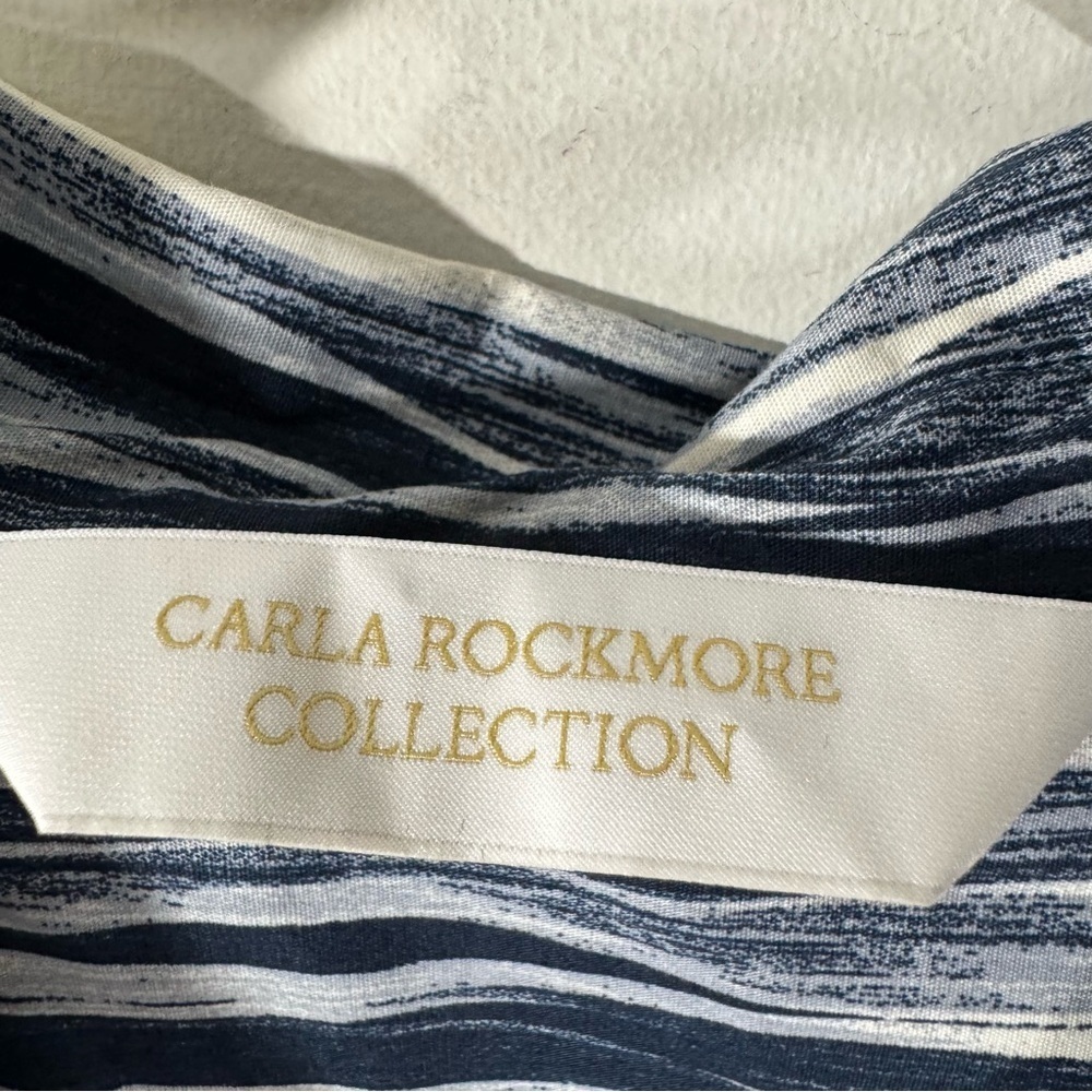 Carla Rockmore Cinch Waist Shirt Dress Mixed Print - Picture 11 of 14